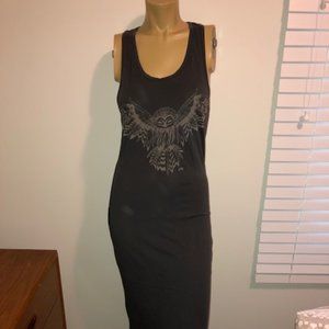 291 From Venice Racerback Maxi Boho Owl Size 01 / Small